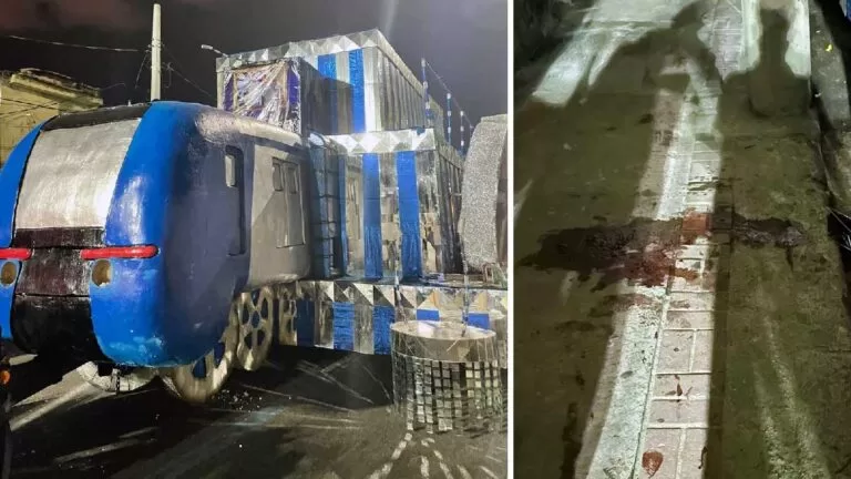 Menina fica gravemente ferida em acidente com carro alegórico no Rio