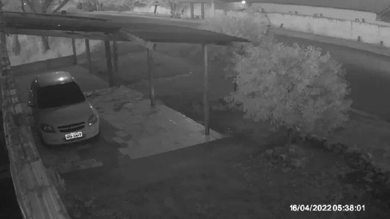 Câmera registrou atropelamento de radialista na parte alta de Corumbá