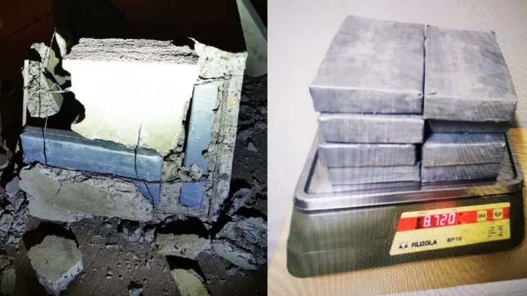 Boliviano é preso ao tentar ingressar no Brasil com cocaína em caixa de concreto