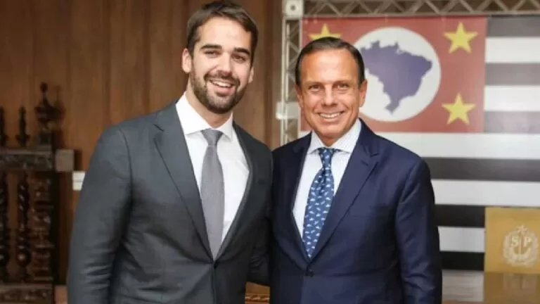 Eduardo Leite declara apoio a candidatura de Dória à presidência