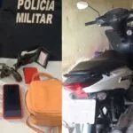 Dupla é presa após roubo de motocicleta na parte alta de Corumbá