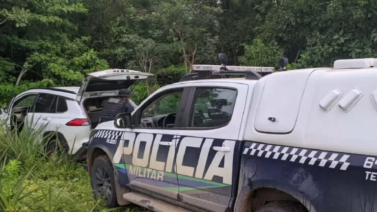 Patrulha Rural recupera veículo furtado em meio a mata em Corumbá | vídeo