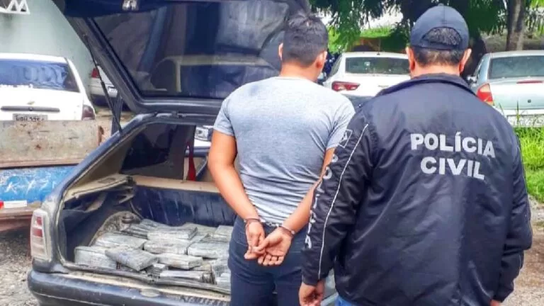 Cocaína avaliada em mais de R$ 7 milhões é apreendia pela Polícia Civil no Popular Nova