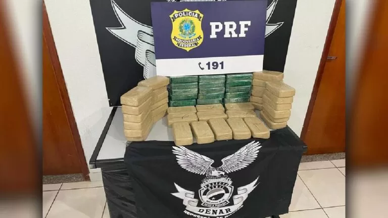 Ação conjunta da Polícia Civil e PRF, prende idosa, o filho e neto com 54 Kg de cocaína em MS
