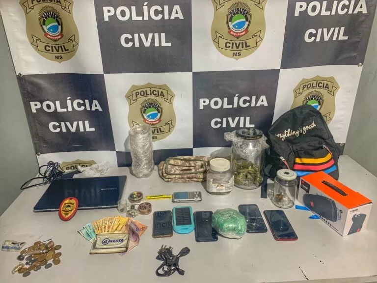 Investigação da Polícia Civil descobre esquema de disque droga na região central de Ladário