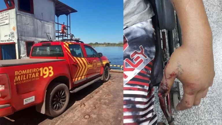 Bombeiros socorrem homem picado por jararaca no Pantanal