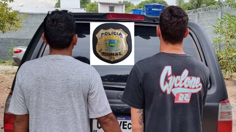 Foragidos da justiça são presos pela Polícia Penal em Ladário