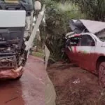 Pai e filha morreram em acidente entre carro e caminhão na BR-262 em Corumbá