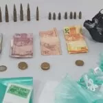 Polícia Civil fecha boca de fumo a apreende munições no bairro Aeroporto