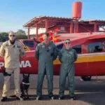 Com ajuda de cão farejador Bombeiros procuram por homem desaparecido no Pantanal