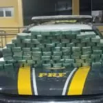 PRF apreende 92 quilos de cocaína e prende cinco pessoas na BR-262