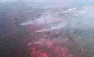 Leia mais sobre o artigo Com seca, fogo volta preocupar e Bombeiros monitoram áreas no Pantanal