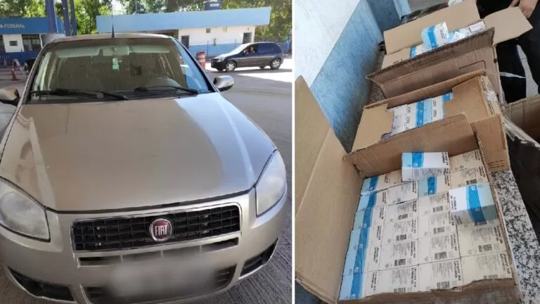 Polícia Militar e Receita Federal apreendem medicamentos no Posto Esdras