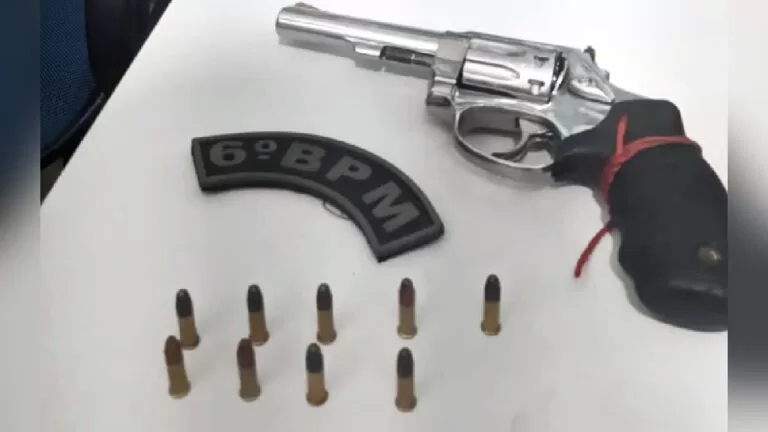 Em abordagem homem é flagrado com arma de fogo na região central de Corumbá