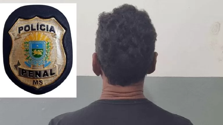 Foragido da justiça é preso pela Polícia Penal no centro de Corumbá
