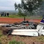 Aeronave boliviana é destruída em incêndio no Paraguai