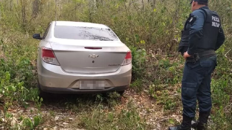 Polícia Militar recupera veículo levado de família em assalto no centro de Corumbá