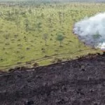 Bombeiros monitoram incêndios nas regiões de Porto Murtinho e Aquidauana