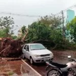 Corumbá registrou 2ª maior ventania do país; ventos chegaram a 86 km/h