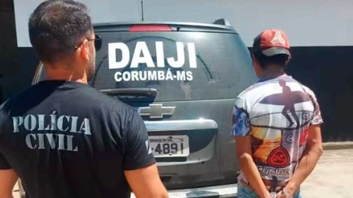 Você está visualizando atualmente Homem é preso pela DAIJI de Corumbá acusado de estuprar criança de 10 anos