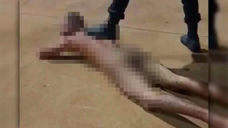 Peladão é preso após correr atrás de mulher em praça de cidade em MS