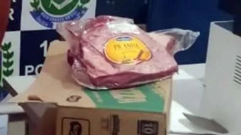 Homem é preso por furtar picanha em supermercado atacadista em Corumbá