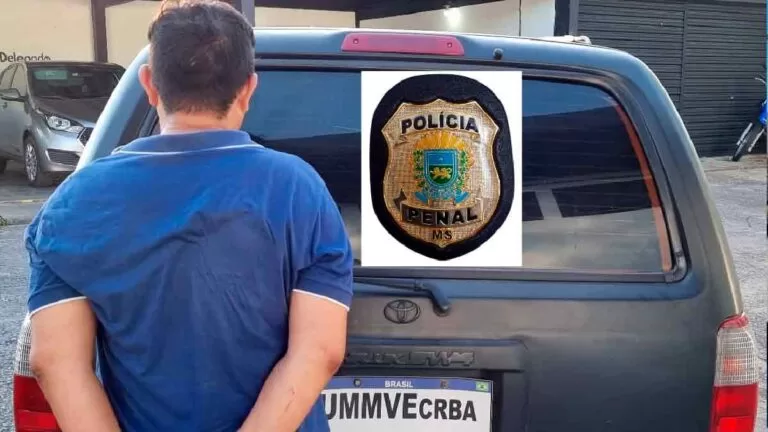 Condenado por crimes de roubo, furto e receptação é preso pela Polícia Penal