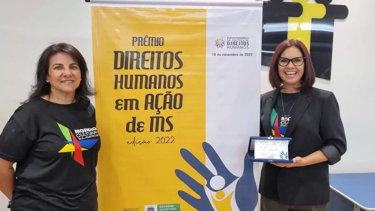 Leia mais sobre o artigo Instituto Moinho Cultural é reconhecido por premiação de Direitos Humanos de MS