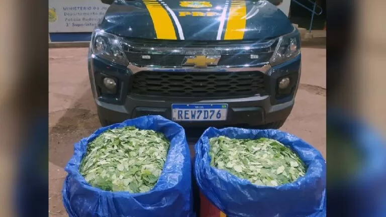 Boliviano é preso com 45 Kg de folhas de coca durante abordagem da PRF em Miranda