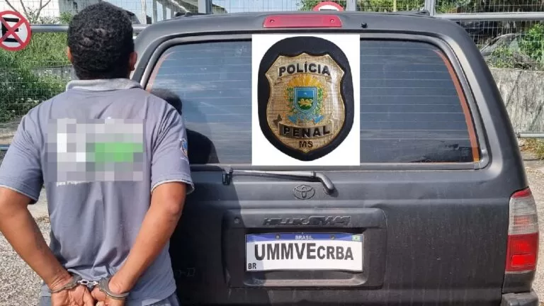 Condenado por furto é preso pela Polícia Penal no bairro Centro América