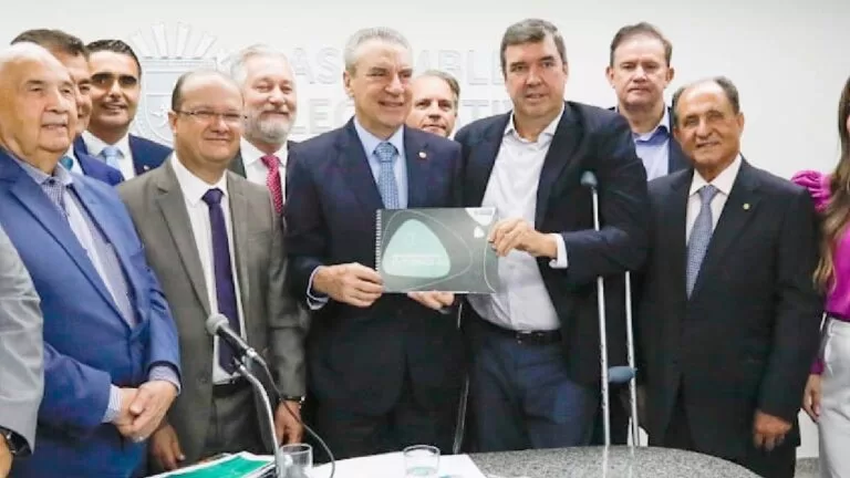 Riedel e Barbosinha apresentam o novo organograma do Governo de MS