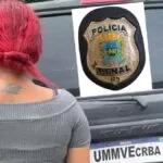 Mulher é presa pela Polícia Penal após condenação por tráfico de drogas