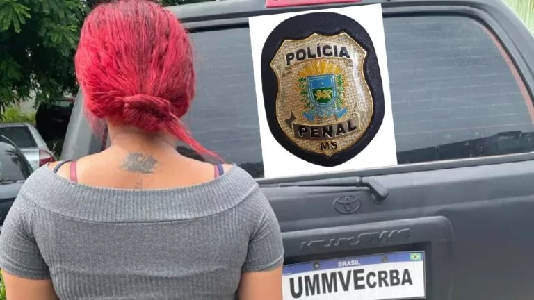 Mulher é presa pela Polícia Penal após condenação por tráfico de drogas