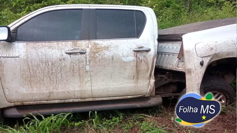 Hillux envolvida em colisão na BR-262 era roubada e ocupantes fugiam de abordagem