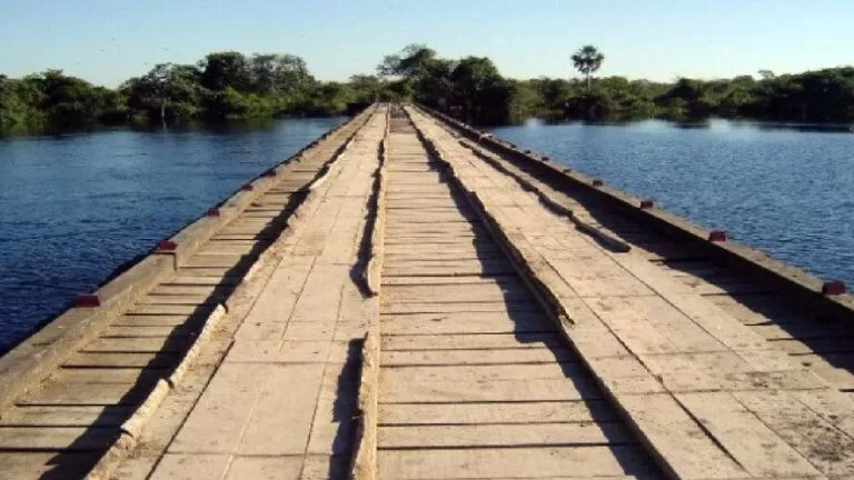 Reforma em ponte sobre o Rio Nabileque começa neste sábado no Pantanal