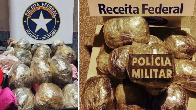 Brasileiros são presos com mais de 12 Kg de “supermaconha” na fronteira de Corumbá