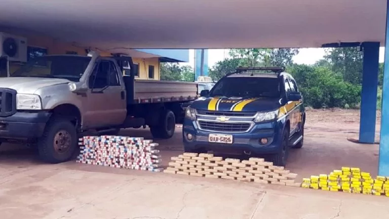 PRF apreende 163 Kg de cocaína na BR-262
