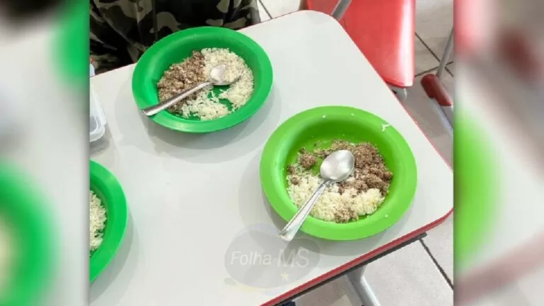 Arroz com Farofa: vereadores cobram prefeitura por cardápio oferecido em escola de Corumbá