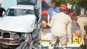 Leia mais sobre o artigo Motorista tem crise convulsiva e bate carro contra muro na parte alta de Corumbá