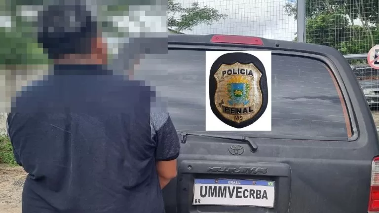 Condenado por estupro em 2011 é preso pela Polícia Penal de Corumbá
