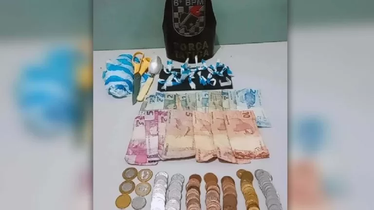 Homem é preso após ser flagrado comercializando entorpecentes no Centro América