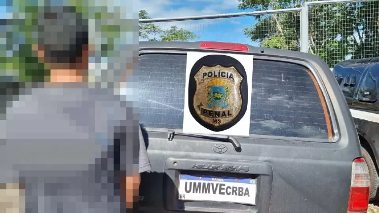 Homem é preso pela Polícia Penal por descumprir regras do monitoramento eletrônico