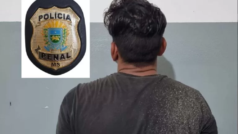 Condenado por tráfico é preso pela Polícia Penal de Corumbá