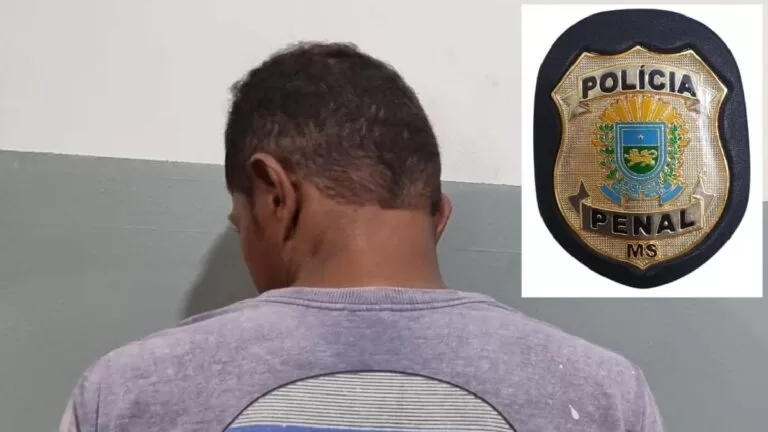 Foragido desde dezembro, condenado por roubo é preso pela Polícia Penal de Corumbá