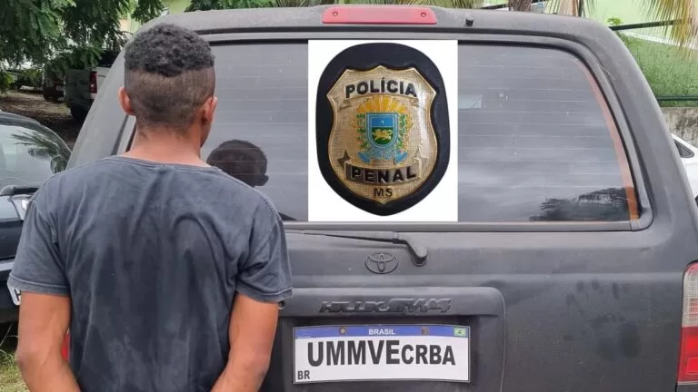 Polícia Penal prende condenado por tráfico que descumpriu regras do monitoramento