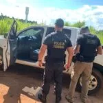 Viatura e pistola de delegado da PF são encontradas no Paraguai