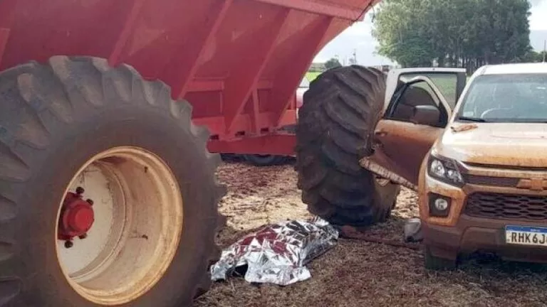 Trabalhador morre atropelado por maquinário agrícola em MS