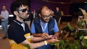 Leia mais sobre o artigo Bioparque Pantanal lança espaço Biotátil para pessoas com deficiência visual