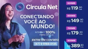 Leia mais sobre o artigo Circula Net a internet que cumpre o que promete tem o plano ideal em Corumbá e Ladário