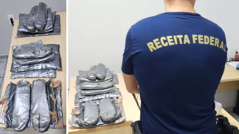 Bolivianos são flagrados com quase 8 Kg de drogas na fronteira em Corumbá